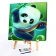 thumbnail image 4 of Pintura Al Óleo Panda Por Números Acrílica Artesanal Dibujo Sin Marco 20x20cm, 4 of 9