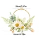 thumbnail image 3 of ¡Ahorra con los Mejores Precios!, Anillo de hierro forjado con forma de girasol para colgar en la pared, simulación de guirnalda de flores decorativa Akmoler, 3 of 9