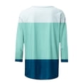 thumbnail image 5 of IROINNID T-shirt à Manches Longues en Polyester Réduit pour Femmes, Quotidien Été, Coupe Ajustée, à Nouer, Col Rond, Orange, 5 of 5