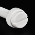 thumbnail image 5 of Uxcell Plastic Machine Screws, M8x25mm PP Slotted Knurled Fasteners Bolts, White, 20Pack, 5 of 5