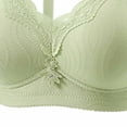 thumbnail image 4 of Njagoc3 Wireless Bras for Women Plus Size Lace Thin Adjustable Gathered Everyday Comfortable Support Bra, 4 of 5
