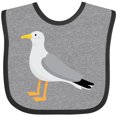 thumbnail image 3 of Inktastic Funny Seagull Bird Boys or Girls Baby Bib, 3 of 4