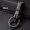 Black, variant on Belt Loop Car Keychain for Men, Creative Zinc Alloy Anti-Lost Dual Keyring Pendant, High Quality Key Accessory, Multiple Colors Available
