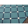 thumbnail image 2 of Momeni Geometric Geometric & Abstract Coastal/Modern/Contemporary Area Rugs, Blue/White, 79" x 43", 2 of 5