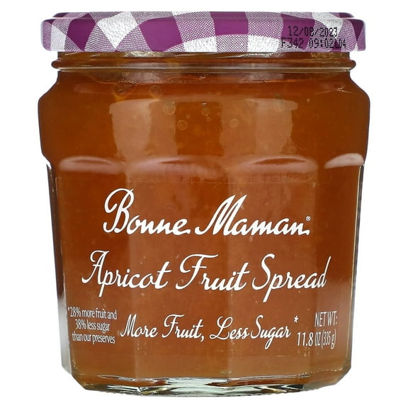 Bonne Maman, Apricot Fruit Spread, 11.8 oz (335 g) Pack of 4