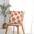 thumbnail image 5 of Pofeuu Hand Drawn Strawberry Print Double-sided plush pillowcase Square Throw Pillow Covers Pillows Cover for Living Room Bedroom Sofa Couch Cushion Cover（No pillow core）-26"x26", 5 of 7
