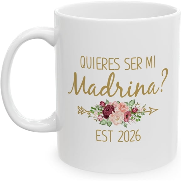 Madrina Gif In SpaniS1H TazA1 Para Madrina Quieres Ser Mis Padrinos 2026 De Bautizo Godmother Proposal Quieres Ser Mi Madrina Godparenoffee Mug Padrinos De Bautizo Propuesta Taza De C1Afé 11oz