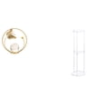 thumbnail image 1 of Escultura De Bola De Cristal De Metal, Figura Decorativa Para Escritorio, Interior, Soporte De Estatua, Mesa Auxiliar De Acrílico Transparente, Decoración Para Bebidas Pequeñas, Fácil De, 1 of 8