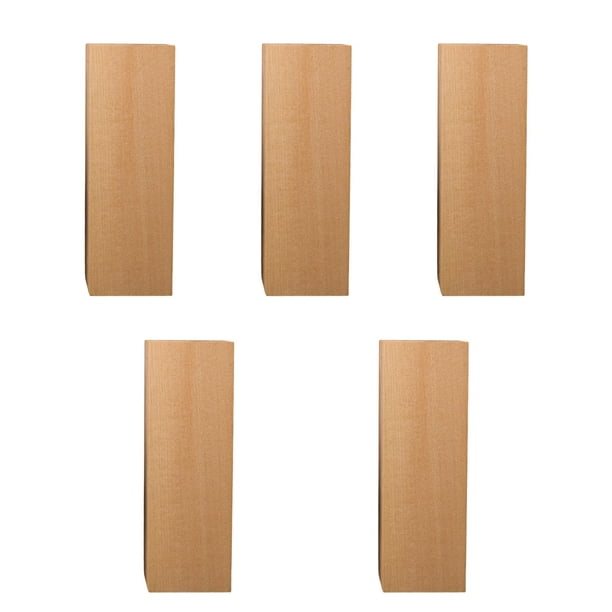 Bloques de tallado de madera de tilo premium, profesionales, prácticos, sin terminar 15 cm x 5 cm x 5 cm