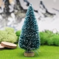 thumbnail image 4 of Toudaret 8Pcs Mini Christmas Trees Bottle Brush Trees with Wood Base, Christmas  Trees for Tabletop Christmas Decor Holiday Winter Decorations, 4 of 5