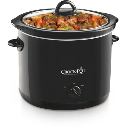 Crock-Pot 4-Quart Slow Cooker, Black, SCR400-B