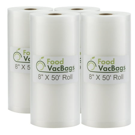 Foodsaver Compatible Vacuum Sealer Bags - (4) 8