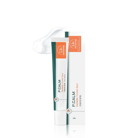 P.CALM Centella Punto problemático 0.5 fl.oz | Crema vegana para aliviar las manchas de problemas para pieles sensibles | Cuidado de la piel coreano