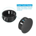 thumbnail image 4 of Uxcell Hole Plugs Plastic Screw Bumper Hole Plug Flush Snap Type Round Hole Cover Caps Black 25mm(1"), 4 of 7
