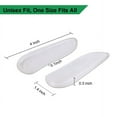 thumbnail image 2 of 2 Pairs Medial & Lateral Heel Wedge Silicone Insoles - Corrective Adhesive Shoe Inserts for Foot Alignment, Knock Knee Pain, Bow Legs, Osteoarthritis for Men and Women, 2 of 6