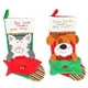 thumbnail image 1 of 2 Calcetín de Navidad Gato y perro de dibujos animados Calcetín de Navidad Adornos de Navidad BR Rojo Verde, 1 of 5