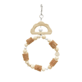 thumbnail image 1 of Natural Woven Ring Swing Bird For Parrots Chewing Perching And Playing Activity, 1 of 2