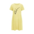 thumbnail image 5 of HaoXianJian Women's T-Shirt Nightgown Short Sleeve Sleepshirts Comfy Ladies Casual Cover Ups Nightdress, 5 of 7