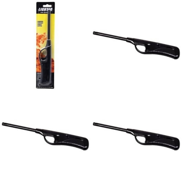 4 Sets Long Refillable Utility Lighters For Stoves, Burners, Candles