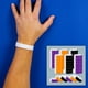 thumbnail image 5 of Paquete de 600 s de papel, papel sintético, bandas de de colores , banda para entradas, adhesiva ligera para gran 3 colores mezclados Yotijar Pulsera de papel, 5 of 9