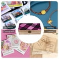 thumbnail image 5 of 7.9×2.3 In Wooden Boxes Durable Easy To Use Dustproof Prevent Slippery Delicate And Cabinet Argyle Plaid DarkOrchid_1, 5 of 8