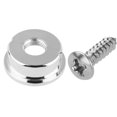 thumbnail image 3 of KAKOWELY Guitar Input Socket 1 Set Plated Guitar Input Socket Electro Socket Plate for TL Electric Guitar0.98"X0.98"X0.39", 3 of 5