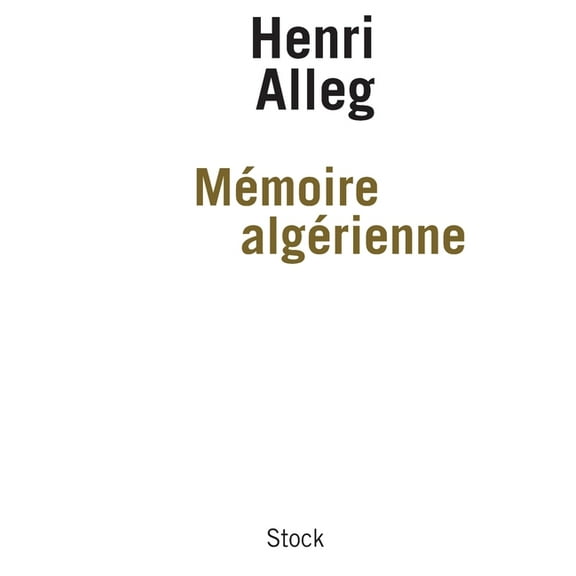 Memoire Algerienne, (Paperback)