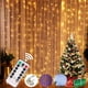 thumbnail image 2 of Christmas Lights Curtain Garland Merry Christmas Decorations For Home Christmas Ornaments Xmas Gifts Navidad Natal 2024 New Year, 2 of 5