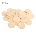 thumbnail image 3 of Round Wooden Discs, 20 Pack 40mm - Log Unfinished Wood Circles with Holes for DIY Jewelry Accessories, 3 of 5