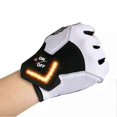 thumbnail image 3 of 1 Pair Gravity Sensing Cyling Gloves Turn Signal Half Finger Gloves Automatic Warning, 3 of 5