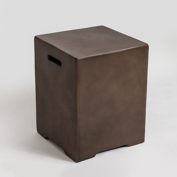 Clearance! Propane Tank Cover Table, Square Propane Tank Holder Hideaway for 20 lb Propane Tank, Gas Tank Storage Side Table