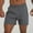 Gray, variant on Hvot&aat Men's Athletic Running Shorts Quick Dry Workout Gym Shorts with Zipper Pocket Hiking Tennis Wide Leg Shorts
