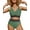 Green, variant on Rosvigor Plus Size Womens Bikini Sets High Waisted Swimsuit bikini Bathing Suit for Women Two Pieces Swimwear