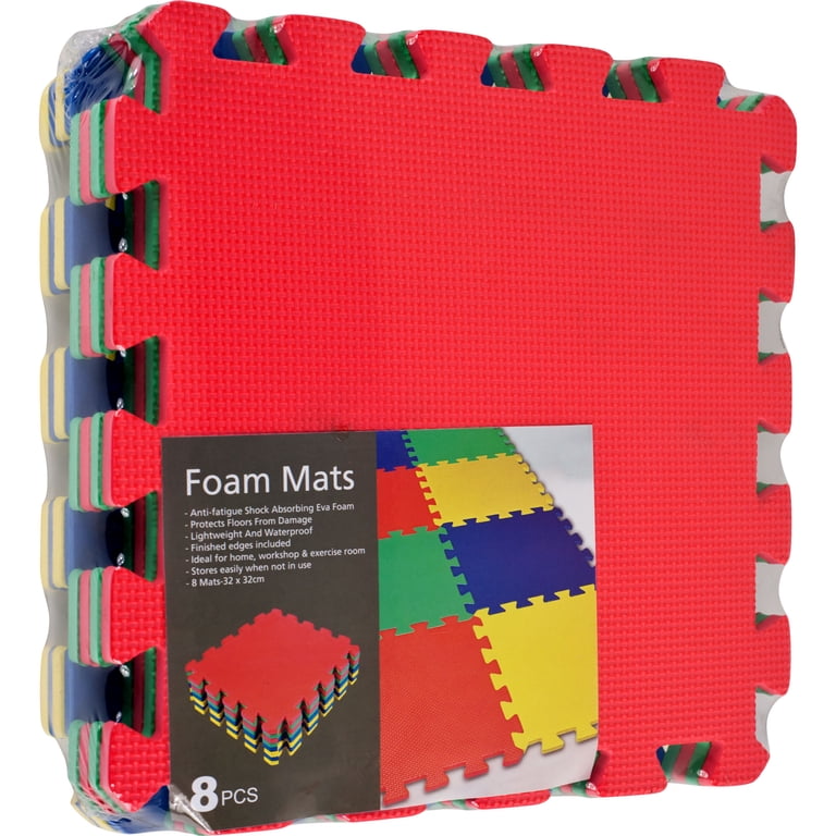 Stalwart 32 Piece Multi-Color EVA Foam Interlocking Mat 24.5 x 48