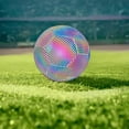thumbnail image 2 of Yuarrent Balón de fútbol de moda del modelo de la PU para el entrenamiento y el fútbol luminoso del entrenamiento del fútbol de los partidos Ropa Deportiva, Zapatos, 2 of 6