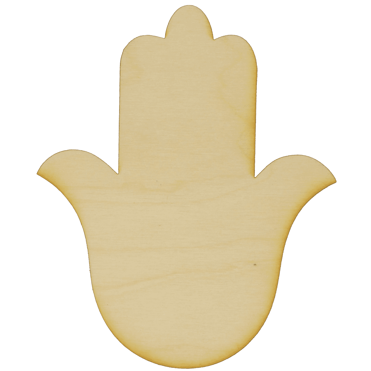 Unfinished Hamsa Wood Cutout 1 4 Thickness Large 9 75 X 12 Sold