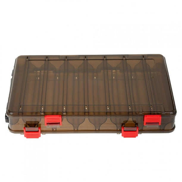 Caja de cebo de pesca, herramientas de pesca portátiles al aire libre, caja de cebos, caja de señuelos de pesca, apariencia llamativa Jadeshay A