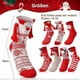 thumbnail image 4 of 4 Pairs Funny Christmas Socks with Magnetic Arms Hand in Hand Socks Christmas Gifts for Women Men Friends Family Partner 37-44, 4 of 4