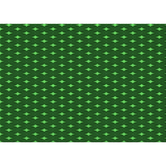 Ahgly Company Indoor Rectangle Patterned Deep Emerald Green Area Rugs, 6' x 9'
