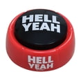 thumbnail image 1 of Talkie Toys Products Botón Hell Yeah - 8 dichos divertidos Hell Yeah - Divertido juguete parlante para juegos Trivia Alivio del estrés Humor de oficina y más, 1 of 5