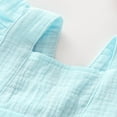thumbnail image 4 of Toddler Baby Girl Solid Backless Bodysuit Jumpsuit Outfit Sunsuit, 4 of 6