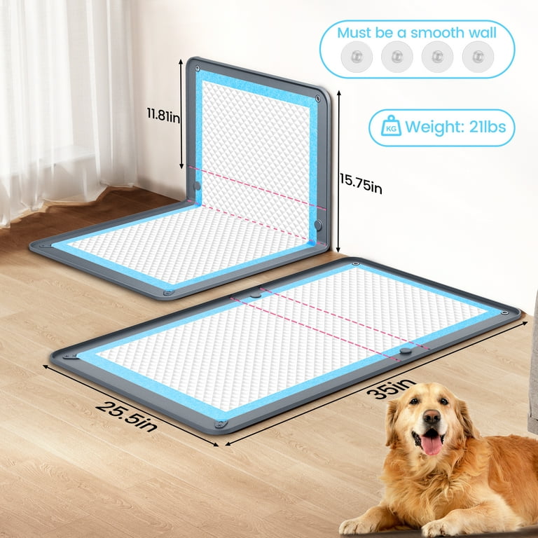 Kfonla Dog Puppy Pad Tray for 26 x 35 In Training Pads, High Edge
