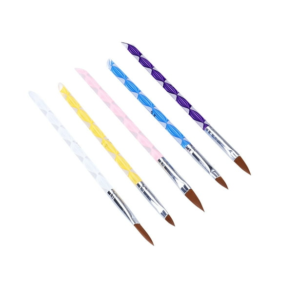 Nail Pen Brush Art 3D Brushes Polish Liner Striping Point Paint Detail Painting Dotting Drawing Design Drill