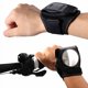 thumbnail image 1 of Espejo retrovisor para bicicleta de montaña con correa para la muñeca y correa para el brazo de liberación rápida, 1 of 5