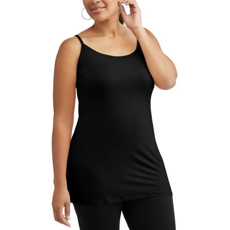 Terra & Sky - Women's Plus Extra Long Tunic Cami - Walmart.com