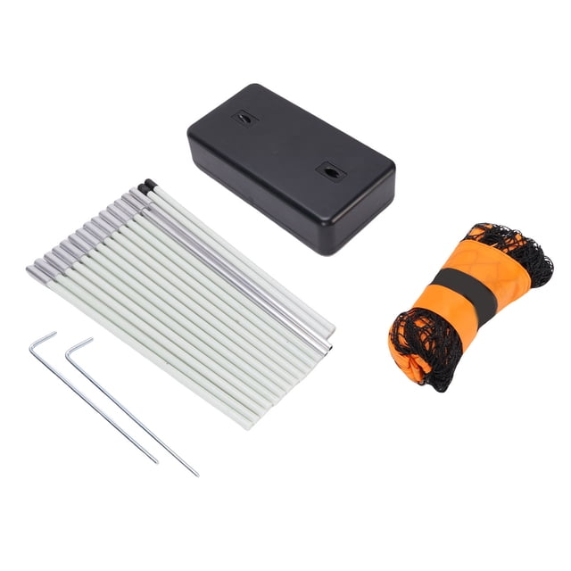 Quick Setup Badminton Net ,Easy Assembly Badminton Net Instant Setup with Fiberglass Stainless Steel ABS for Indoor Outdoor Backyard Beach