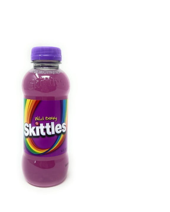 SKITTLES Flavored Drink - Wild Berry Flavors 14 Fl oz. Bottle - Pack Of 12