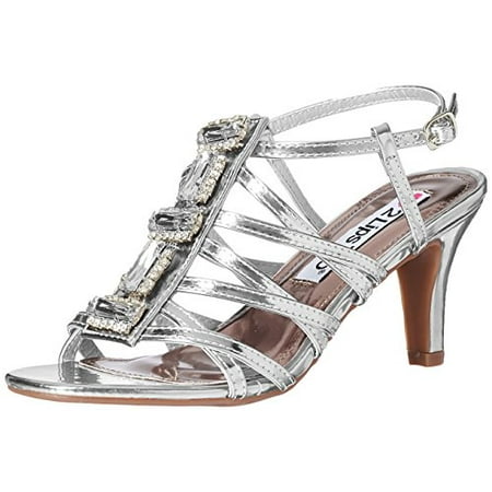 Elle Pumps - 2 Lips Too Women's Too Elle Dress Pump, Silver, 10 M US