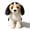 Beagle, variant on Cuddly Dog Plush Toy - 11in Cute Lifelike Puppy Stuffed Animal Soft Sensory Companion Doll