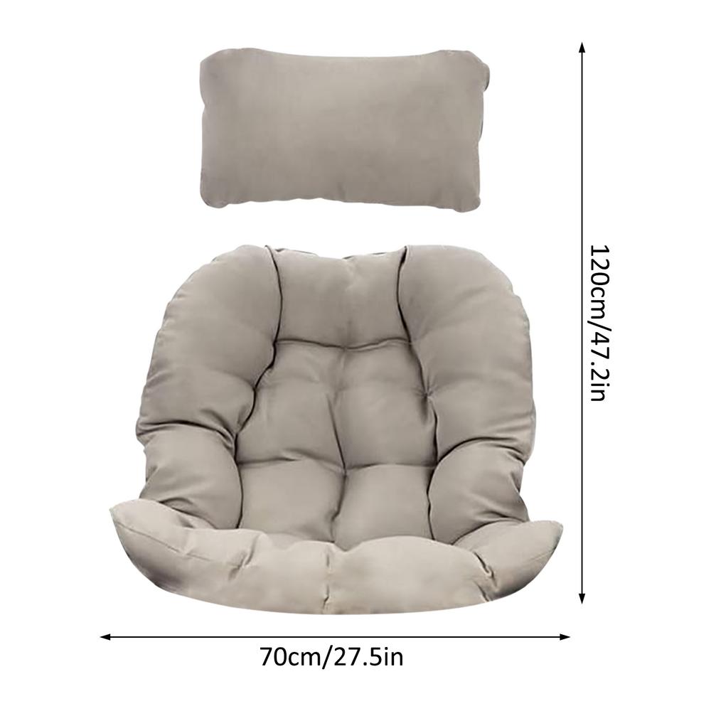 Lacyie Garden Hanging Basket Chair Cushion Hammock Swing Seat Cushion